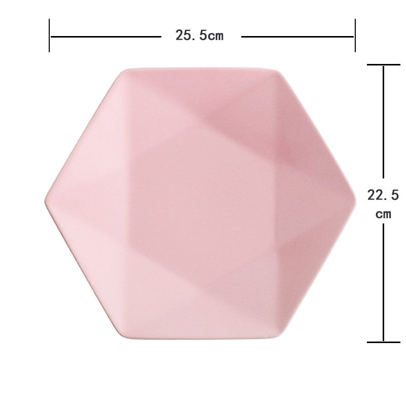 Matte Nordic Plate – Piatto in Ceramica Opaca Stile Occidentale