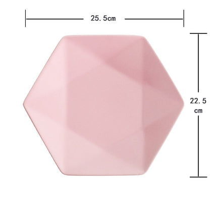 Matte Nordic Plate – Piatto in Ceramica Opaca Stile Occidentale