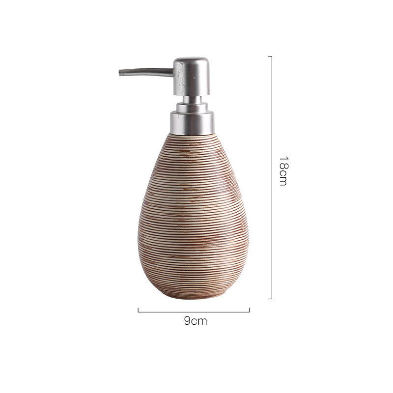 Ceramic-Wave Shower Flask