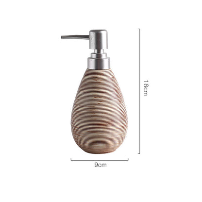 Ceramic-Wave Shower Flask