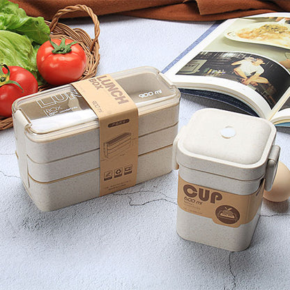 Wheat Straw Bento – Scatola Bento in Plastica di Paglia di Grano