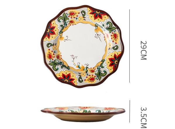 Piatti in Ceramica Sottosmalto - Boho Style