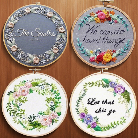 Artist Embroidery Kit - Set Ricamo Creativo Fai-da-te (Livello Base)