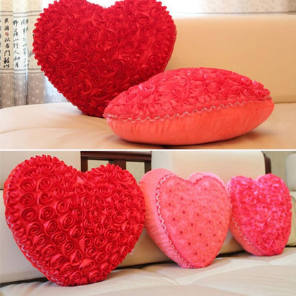 Romantic 3D Rose Pillow