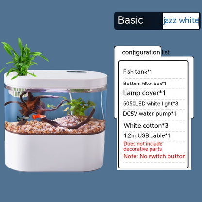 PureVista - Desktop Nano Aquarium White