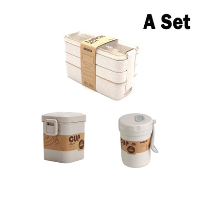 Wheat Straw Bento – Scatola Bento in Plastica di Paglia di Grano