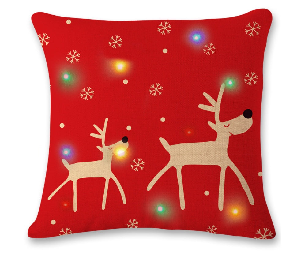 Luminous Linen Glow – Federa in Lino con Luci LED Integrate