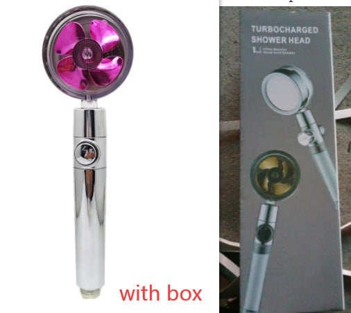 Soffione Doccia Turbo Jet con Filtro a Elica
