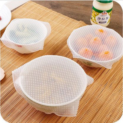 Coperchi in Silicone Riutilizzabili - Set Salvafreschezza