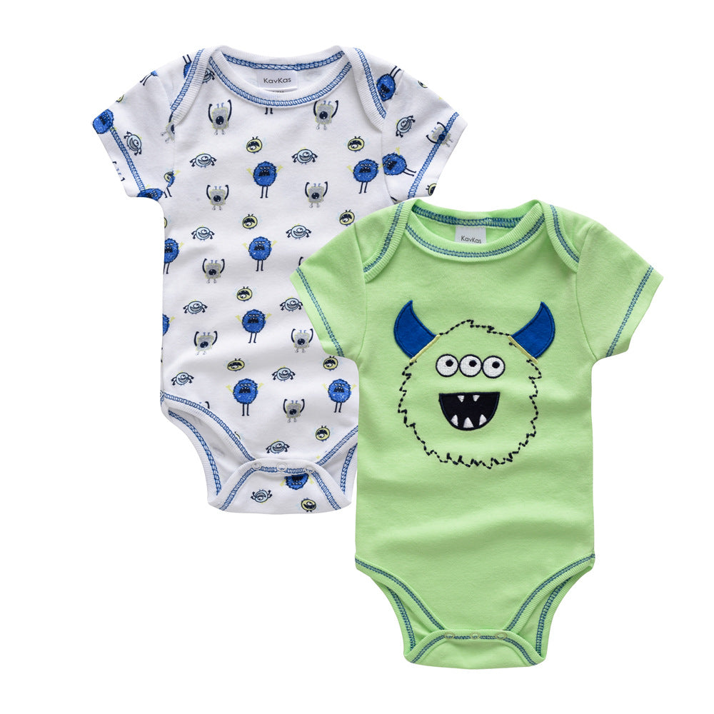 Daily Fresh – Body Smanicato in Cotone Leggero (Pack Estivo) (0-3 mesi, 3-6 mesi, 6-9 mesi)
