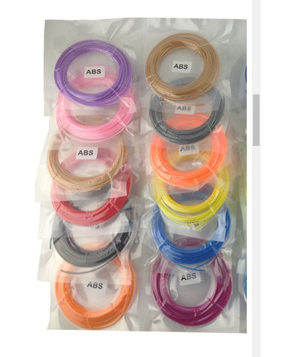 Set Filamenti ABS Colorati Speciali per Penne 3D