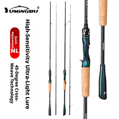 Canna da Pesca Yumingbu Spiral X Spinning/Casting 1.98m, 2.13m, 2.28m