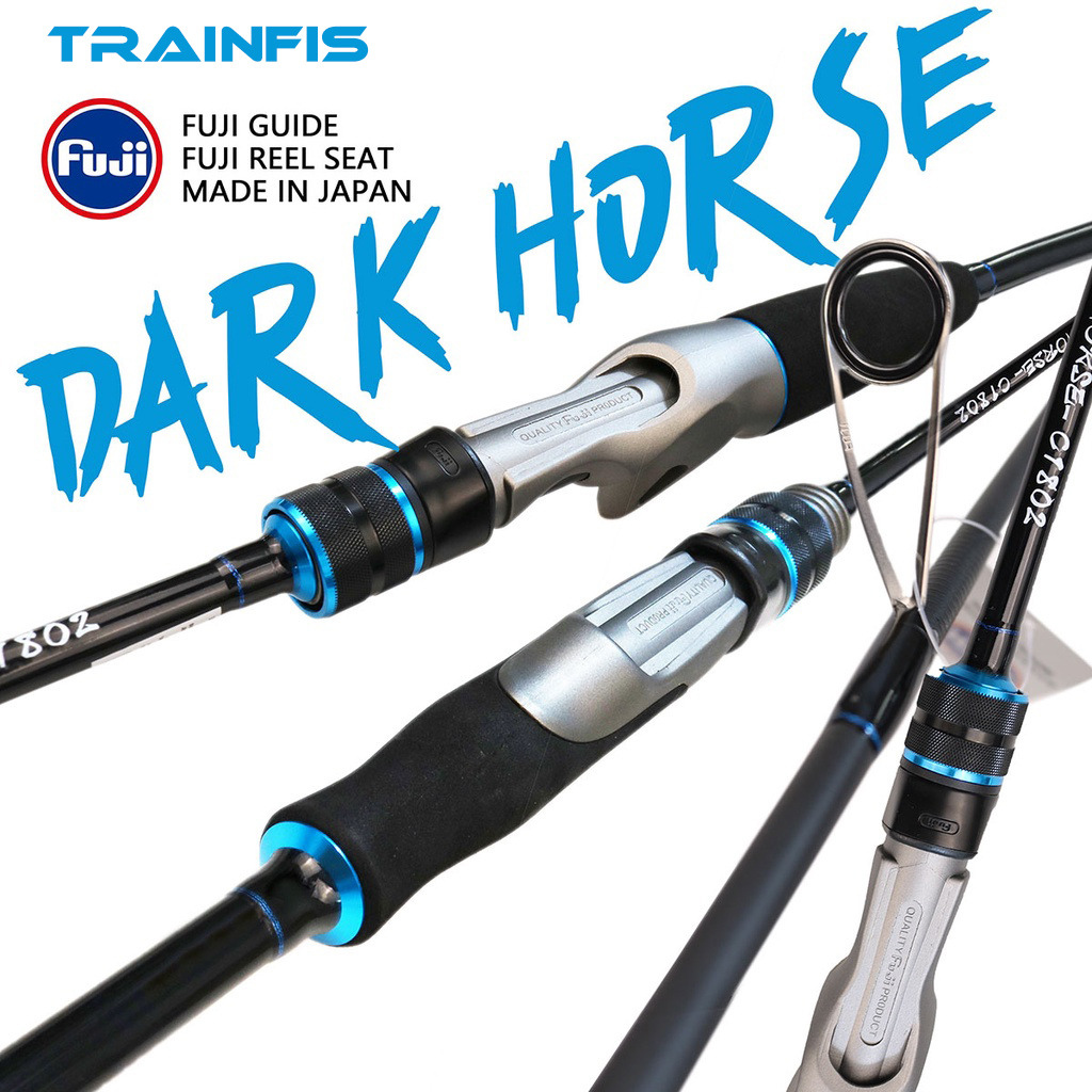 Canna da Pesca Fuji Dark Horse da Spinning/Baitcasting