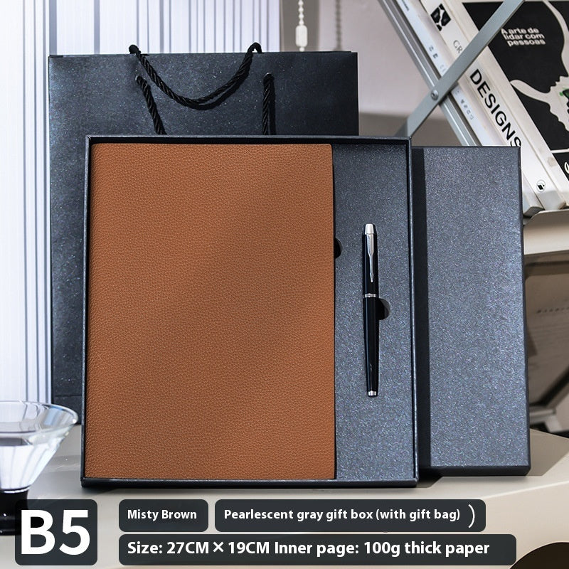 Notebook in Pelle Morbida Motivo Litchi
