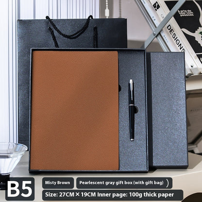 Notebook in Pelle Morbida Motivo Litchi