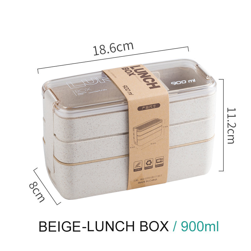 Wheat Straw Bento – Scatola Bento in Plastica di Paglia di Grano