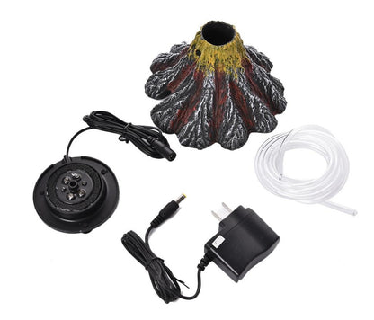 MagmaFlow - Vulcano Effetto Eruzione con Kit LED & Bolle
