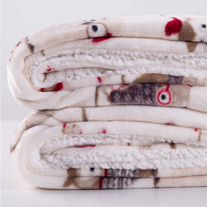 Coperta Termica in Pelle d'Agnello