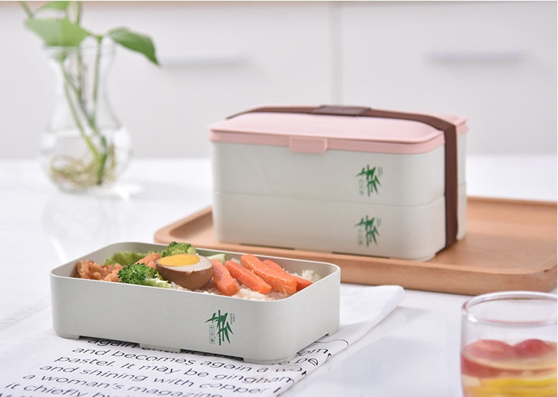 Eco-Bambù 3-Layer – Bento Box a 3 Strati in Fibra di Bambù