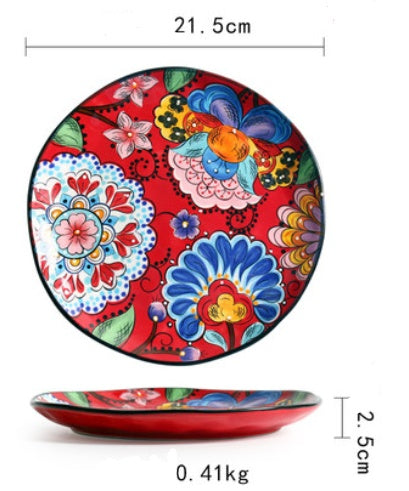 Piatti in Ceramica Sottosmalto - Boho Style