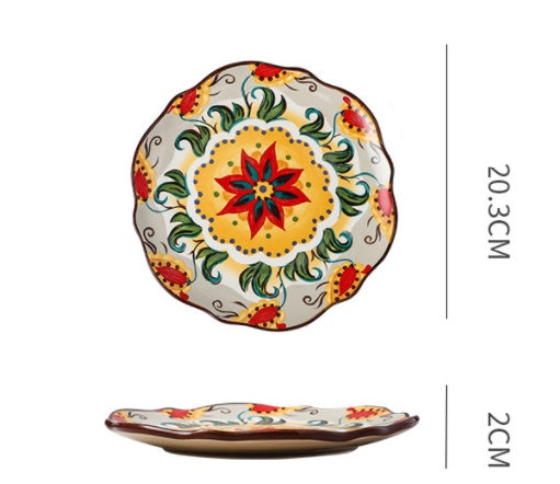 Piatti in Ceramica Sottosmalto - Boho Style