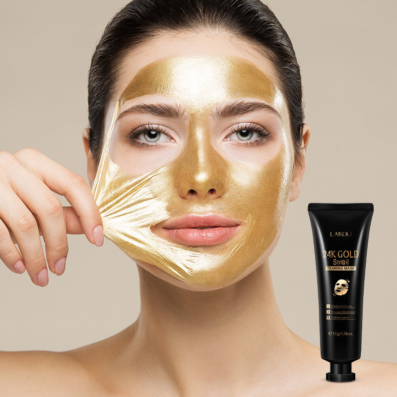 Maschera Oro e con Bava di Lumaca