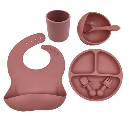 Tiny Gourmet - Set Pappa in Silicone: Bavaglino, Tazza e Posate