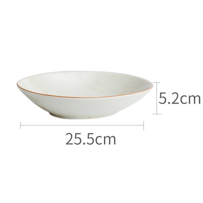 Marble Glaze Collection – Ciotole e Piatti Marmorizzati