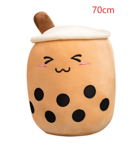 Boba Tea Plush – Cuscino Peluche a forma di Tazza Bubble Tea