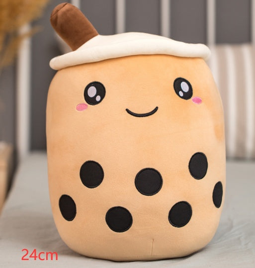 Boba Tea Plush – Cuscino Peluche a forma di Tazza Bubble Tea