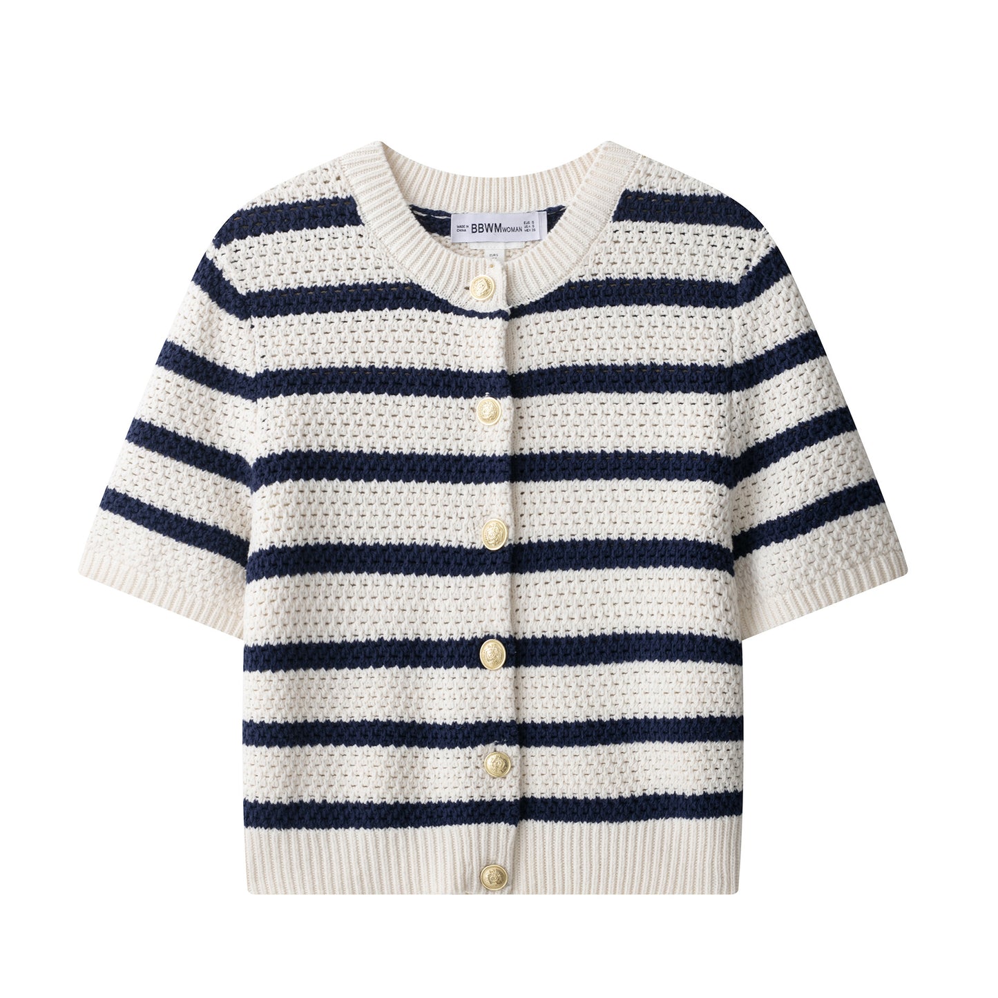 Gilet in Maglia a Righe (S-L)
