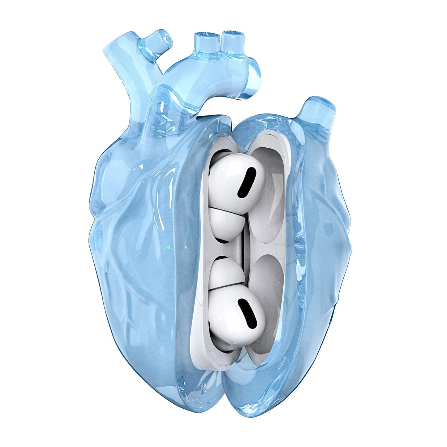 Heart-Beat Case: Cuore Anatomico 3D per Airpods Pro / Pro 2 / 3 / 4)