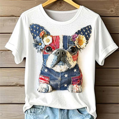 Top Short-Sleeve 3D Digital Print (S-5XL)