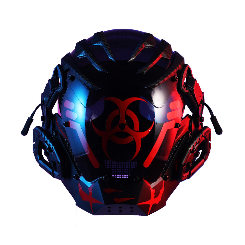 Maschera Cyberpunk per Casco