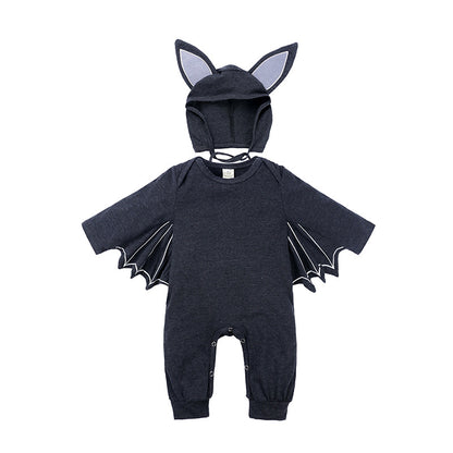 Dark Hero – Tutina Baby Bat con Mantellina Integrata (6-9 mesi, 12-18 mesi, 2-3 anni, 3-4 anni)