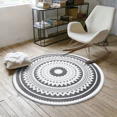 Ins Nordic Round Rug – Tappeto Rotondo Minimalista