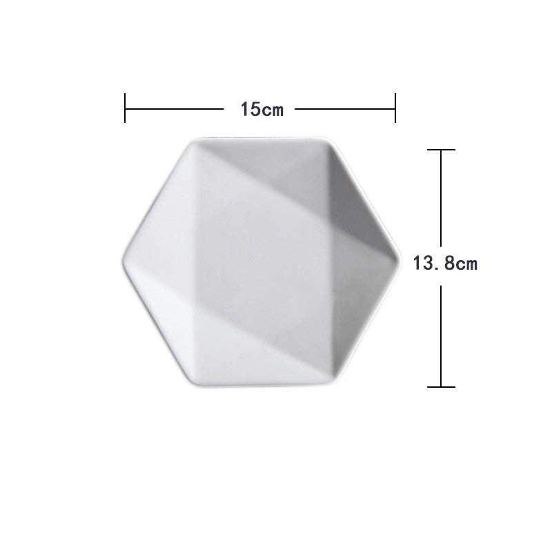 Matte Nordic Plate – Piatto in Ceramica Opaca Stile Occidentale