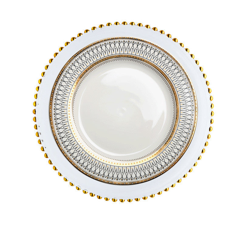 Piatto Luxury European Style - Dettagli Oro