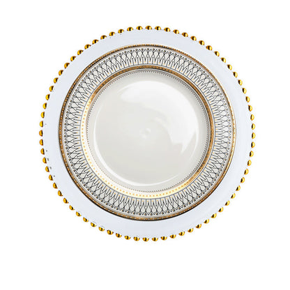 Piatto Luxury European Style - Dettagli Oro