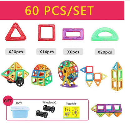 Magnetix DIY Set – Set Costruzioni con Blocchi Magnetici Creativi