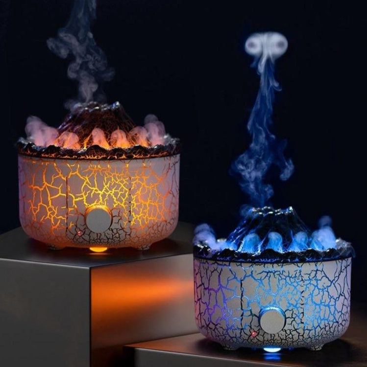 Vulkano Aura - Diffusore di Oli Essenziali a Effetto Fiamma e Fumo