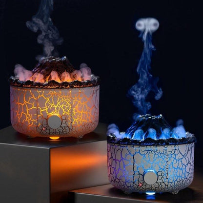 Vulkano Aura - Diffusore di Oli Essenziali a Effetto Fiamma e Fumo