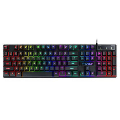 Combo TechGlide: Set Gaming Tastiera LED & Mouse RGB