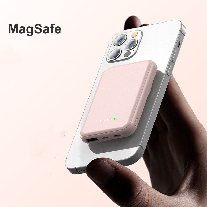 Mag-Mini 5000: Power Bank Magnetico Wireless