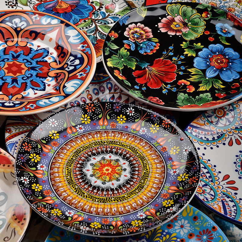 Piatti in Ceramica Sottosmalto - Boho Style
