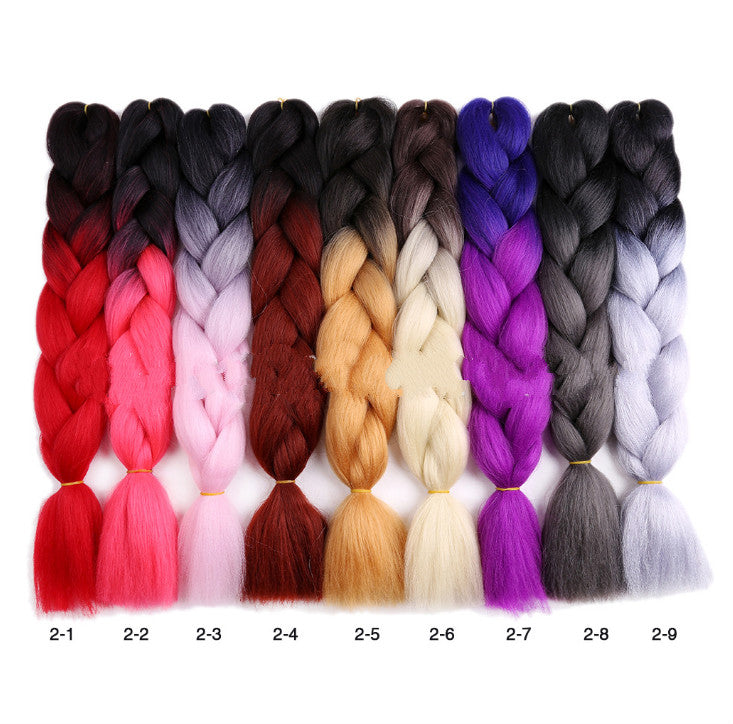 Trecce di Capelli Colorati