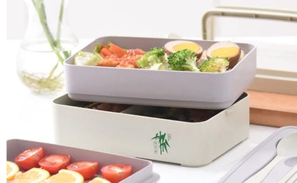 Eco-Bambù 3-Layer – Bento Box a 3 Strati in Fibra di Bambù
