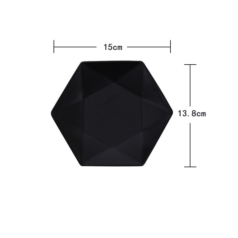 Matte Nordic Plate – Piatto in Ceramica Opaca Stile Occidentale