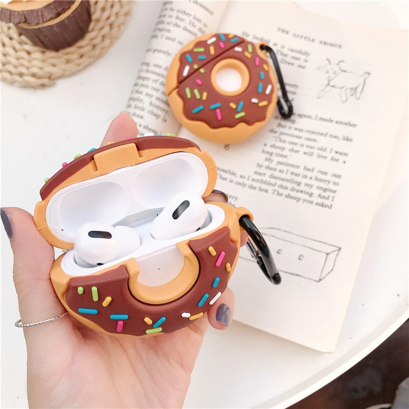 Sweet-Donut: Custodia in Silicone 3D (Airpods 1 - 2 - Pro)