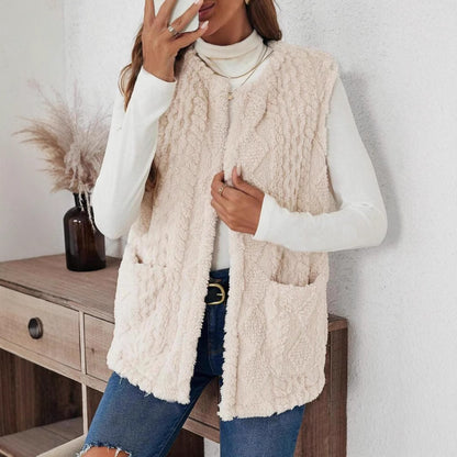 Cardigan Casual con Tasche Morbide (S-XL)